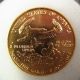 1992 Unc $5 Gold American Eagle 1/10 Ounce Troy Flag Folder&coa Key Date Gold photo 7