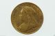 1900 P Gold Full Sovereign Victoria Veiled Head In Very Fine Australia photo 2