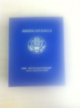 1991 1/10 Oz Proof Gold American Eagle (w/box &) photo