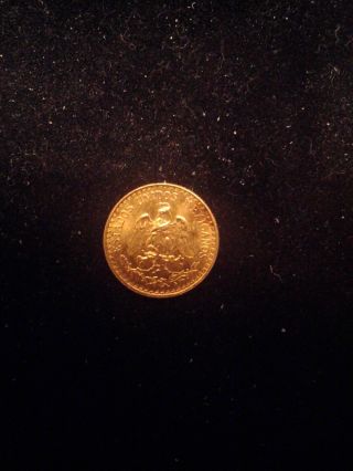1945 Gold 2 Peso Coin Bullion 2 photo