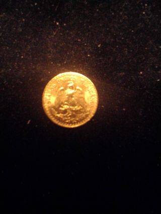 1945 Gold 2 Peso Coin Bullion 1 photo