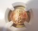 1989 $5 1/10 Oz Gold American Eagle Ngc Ms69,  Better Date Mcmlxxxix Gold photo 1