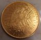 1915 Austrian/hungarian 100 Corona Gold Coin.  9802 Troy Oz Gold photo 1