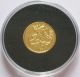 1995 Isle Of Man Gold Proof 1/20 Angel Coin With Father Christmas Privy Mark Gold photo 4