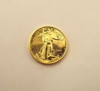 1992 American Eagle Gold $5 Coin (five Dollar Coin) - Uncirculated photo