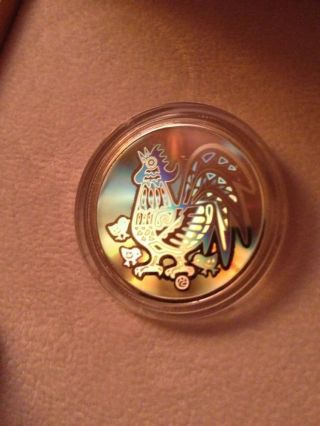 2005 Canada $150 Dollars Gold Coin,  Hologram Lunar Year Of The Rooster photo