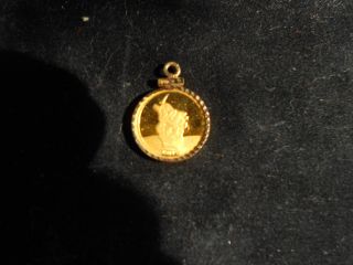 1989 Very Fine Gold Coin Snow White Commemorative 1/10oz Anniversar Issue Happyy photo