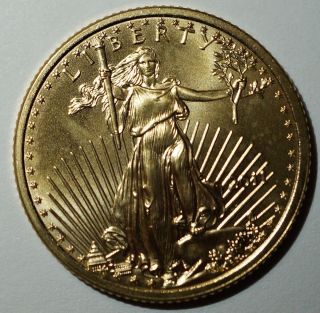 2011 Gold American Eagle (1/4 Oz) Gold photo