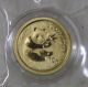 2000 1/10 Oz.  10 Yuan Chinese Gold Panda.  999 Fine Gold Coin China Bullion Gold photo 1