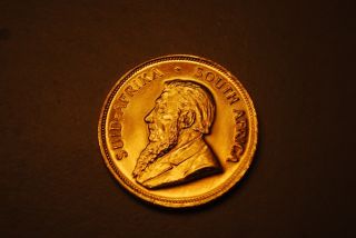 1983 South African Krugerrand 1 Ounce Gold Coin photo