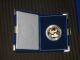 1986 W 1 Oz $50 Gold American Eagle Proof Coin Box Us All Gold photo 1