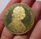 1915 Austrian 4 Ducat Gold Coin 13.  9 Grams.  986 Pure Gold Gold photo 1