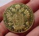 1915 Austrian 4 Ducat Gold Coin 13.  9 Grams.  986 Pure Gold Gold photo 2
