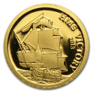 Cook Islands 2013 1/2 Gram Gold $1 Ms Victory Coin - Sku 79512 photo