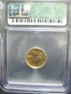 1999 1/10 Ounce $5 American Gold Eagle Ms70 Icg Certified Gold photo 2