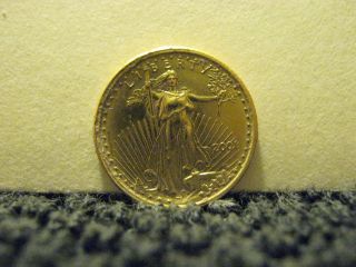 2001 1/10th Once $5 Gold American Eagle photo