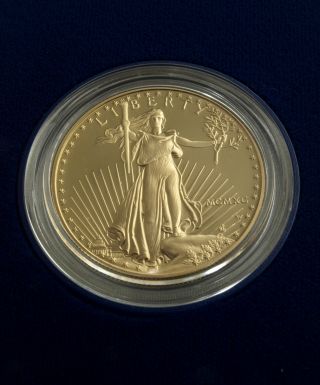 American Gold Eagle,  1990,  1 Oz.  $50 Gold Coin photo