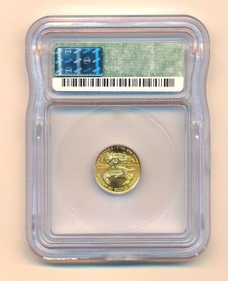 Icg - Ms70 $5,  1998 Gold Eagle. photo