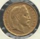 French 1866 - B Napoleon Iii 20 Francs Gold Coin,  Scarce Date, Europe photo 1