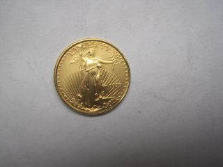 1999 American Gold Eagle 1/10th Oz $5 Bu photo