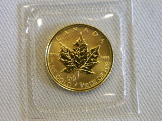 1/10 Oz Gold Canadian Maple Leaf photo