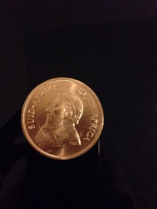 1977 1 Oz Gold South African Krugerrand Item P56 Gb photo