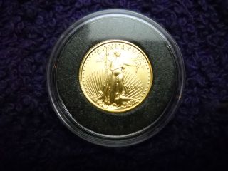 2000 1/10 Oz Gold American Eagle Coin - Brilliant Uncirculated - Coin photo