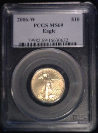 2006 W Us $10 Gold Eagle Pcgs Ms 69 photo