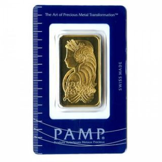 Pamp Suisse One Ounce Gold Bar photo
