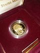 Rare 1999 - W Gold Proof 5 Dollar Washington Bicentennial 1/4 Oz Us Coin Nib Coins: US photo 1