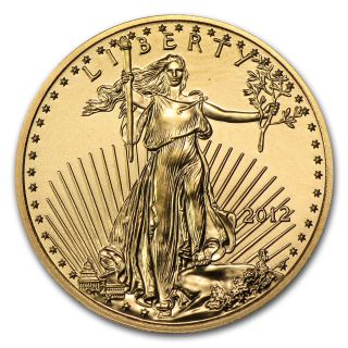 2012 1/4 Oz Gold American Eagle Coin photo