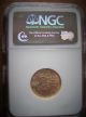 2005 $10 American Gold Eagle Ngc Ms70 (1/4 Oz) Brown Label & Ins. Gold photo 5