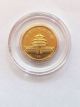 1987 1/10 Oz.  999 Fine Gold 10 Yn Chinese Panda Coin In Capsule Gold photo 1