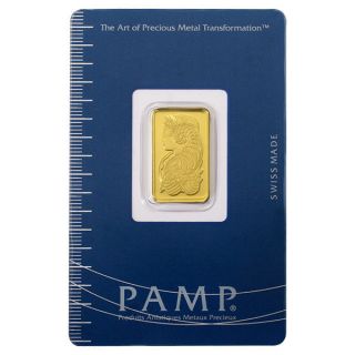 Pamp Suisse 5 Gram Gold Bar photo