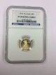 2010 - W 1/10 Gold American Eagle Ngc - Pf70 Ultra Cameo Early Release Gold photo 1