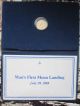 Apollo 11 Man ' S First Moon Landing Commemorative 10 Karat Gold Coin N Armstrong Gold photo 2
