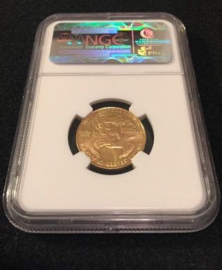 1986 - $10 Gold American Eagle Coin.  Ngc Ms69 Uncirculated. photo
