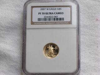 2007 - W $5 Gold Eagle Pf 70 Ultra Cameo photo