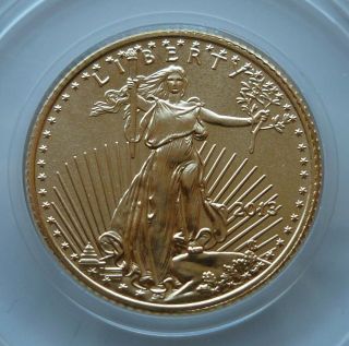 2013 1/10 Troy Oz Fine Gold American Eagle $5 Coin photo