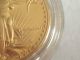 1986 1/2 Oz Gold American Eagle 1st Year Minted.  In Direct Fit Air - Tite Gold photo 1