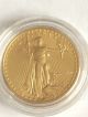 1986 1/2 Oz Gold American Eagle 1st Year Minted.  In Direct Fit Air - Tite Gold photo 2