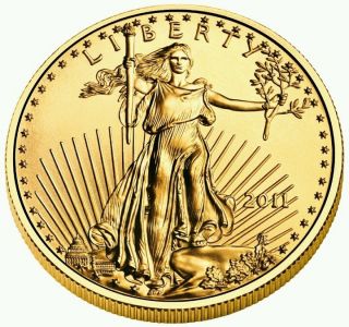 One Ounce Gold 2011 Us Gold Coin photo