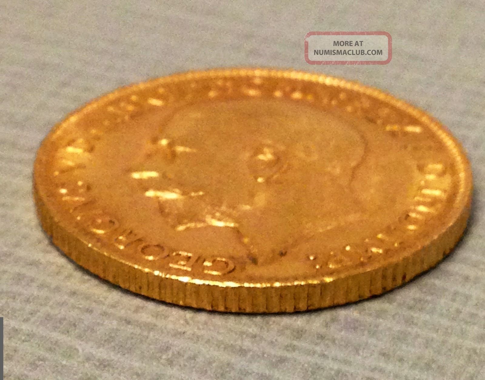1911 George V Great Britain 22 Carat Proof Sovereign Gold