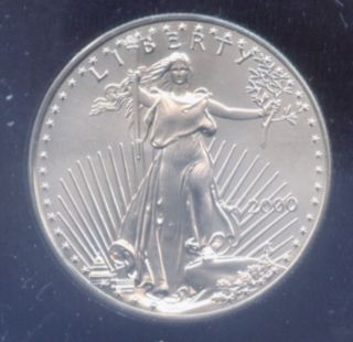 2000 - 1 Oz Gold American Eagle Coin Bu photo