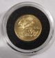 2009 $5 1/10th Oz American Eagle Gold Bullion.  999 Fine - Unc 71473 Gold photo 3