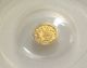 1871 California Fractional 25 Cent Gold Coin,  Pcgs,  Uncirculated Details Gold photo 2