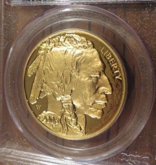 2006 - W Pcgs Pr70 Deep Cameo $50 Gold Buffalo - Perfect.  9999 Coin - photo