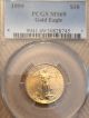 1999 - $10 American Gold Eagle - Pcgs Ms69 1/4 Oz Gold Gold photo 2