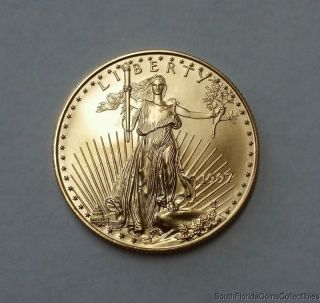 Better Date $25 1997 American Eagle 1/2 Half Ounce Fine Gold Uncirculated photo