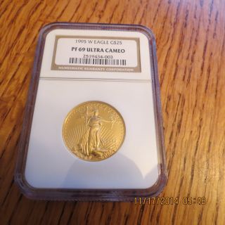 1/2 Oz 1995 Gold Coin American Eagle Ngc Pf 69 Bullion photo